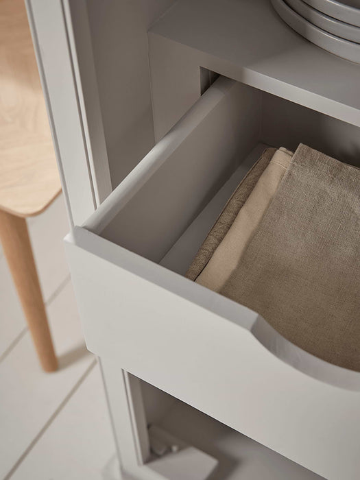 Slim Larder Cabinet - Soft Grey