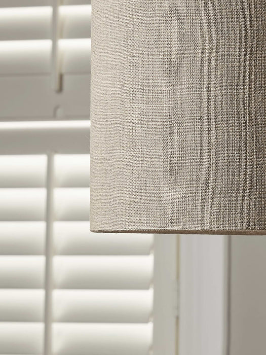 Natural Linen Textured Shade - Small