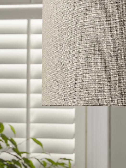 Natural Linen Textured Shade - Large