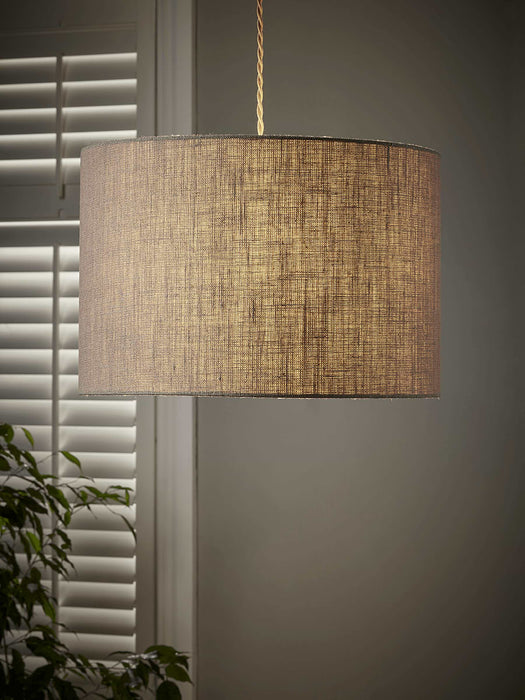 Natural Linen Textured Shade - Large