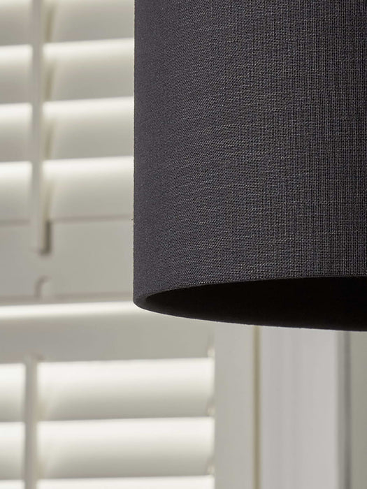 Black Linen Shade - Small