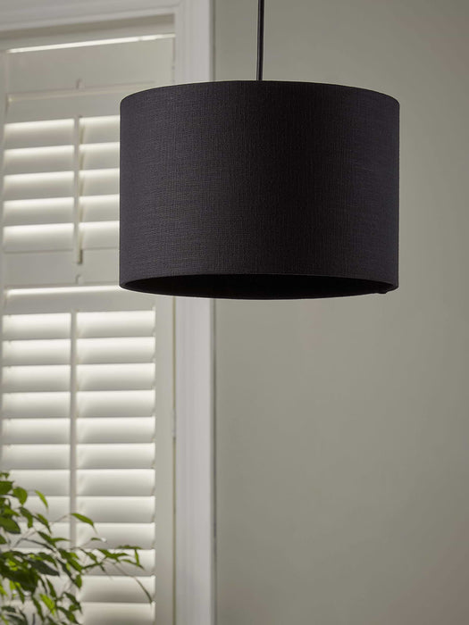 Black Linen Shade - Small
