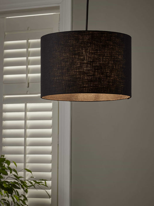 Black Linen Shade - Small