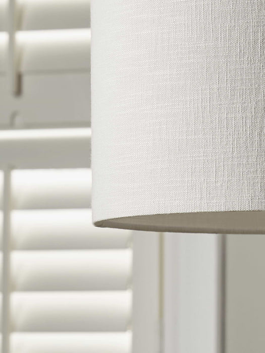 White Linen Shade - Small