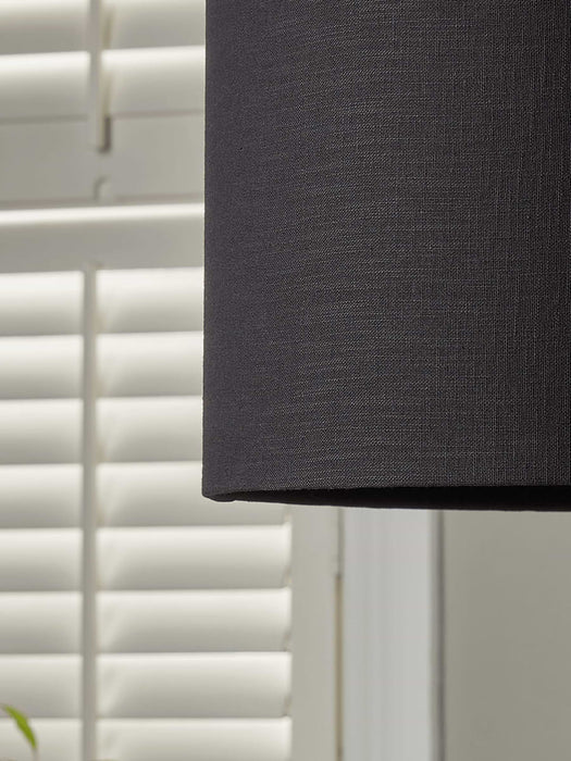 Black Linen Shade - Large