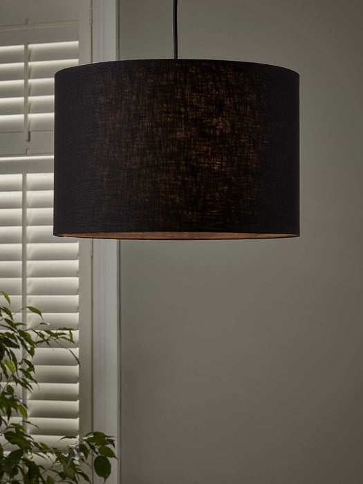 Black Linen Shade - Large