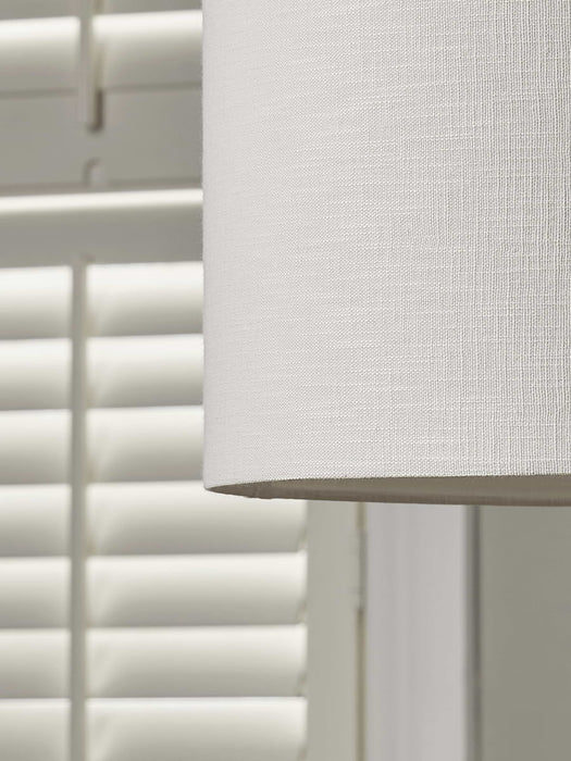 White Linen Shade - Large