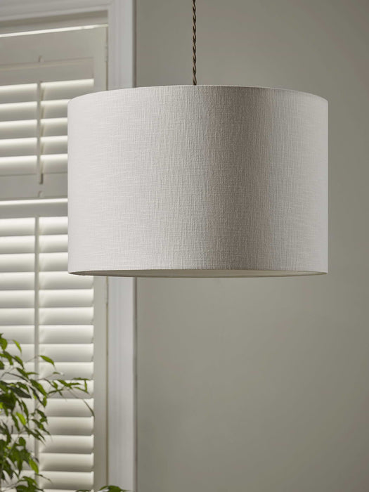 White Linen Shade - Large