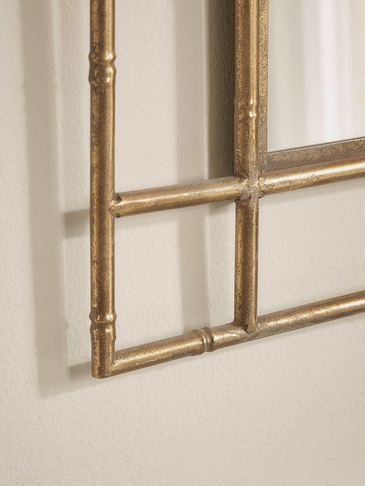 Gold Bamboo Mirror