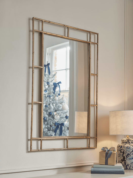Gold Bamboo Mirror