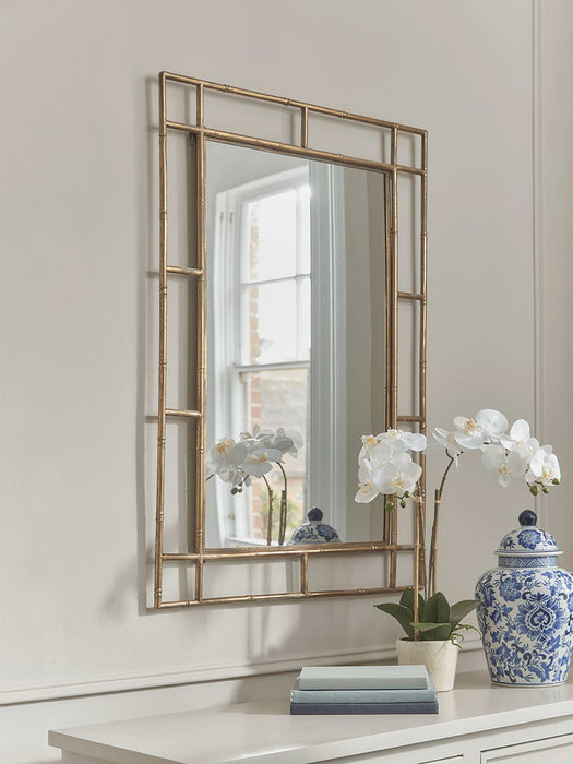 Gold Bamboo Mirror