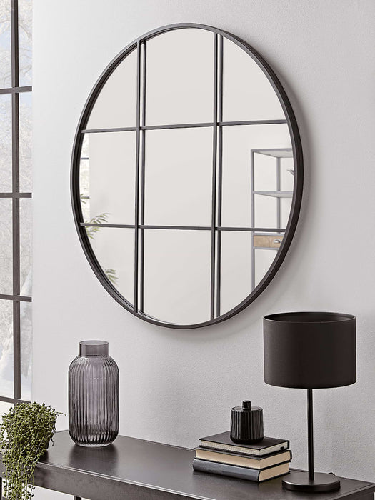 Industrial Round Window Mirror
