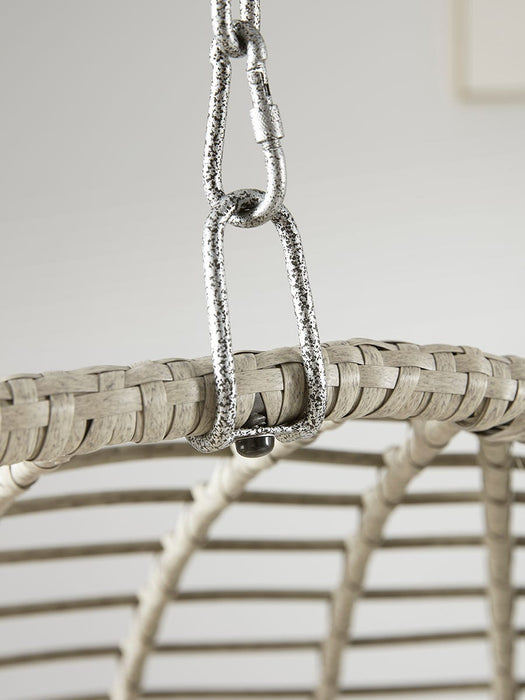 Indoor Outdoor Double Hanging Chair - Grey