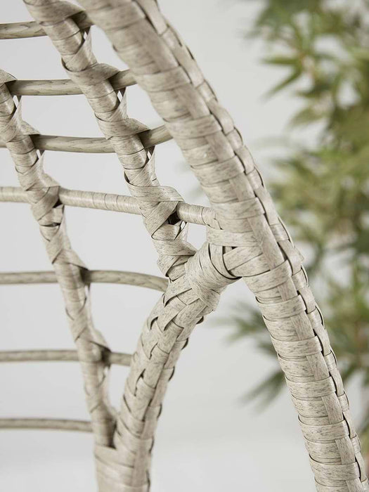 Indoor Outdoor Double Hanging Chair - Grey