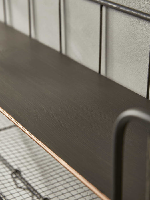 Industrial Shelf with Hooks - Small