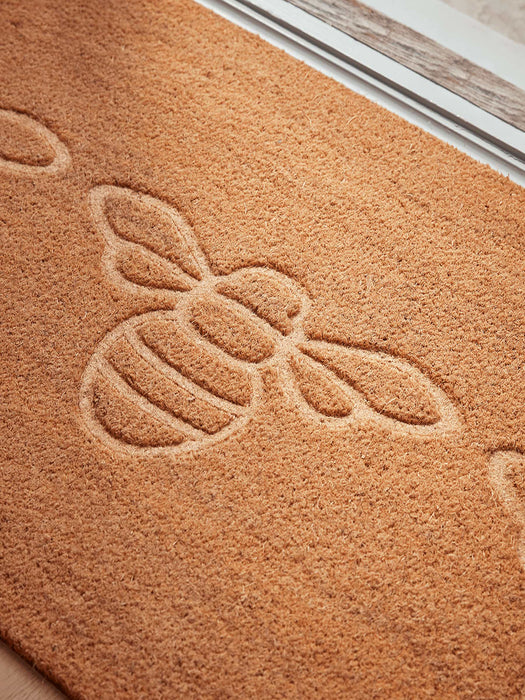 Embossed Bumble Bee Doormat - Double