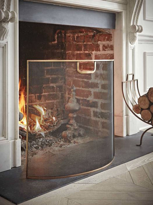 Brass Fire Screen