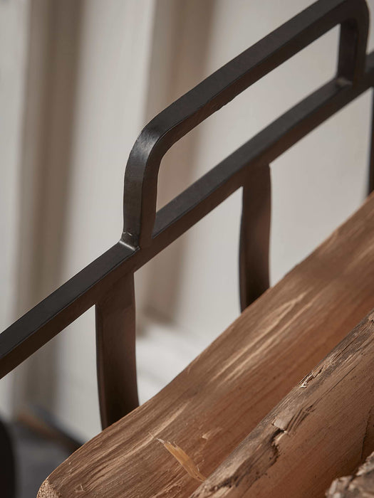 Linear Log Holder - Black