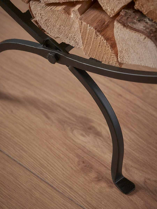 Linear Log Holder - Black