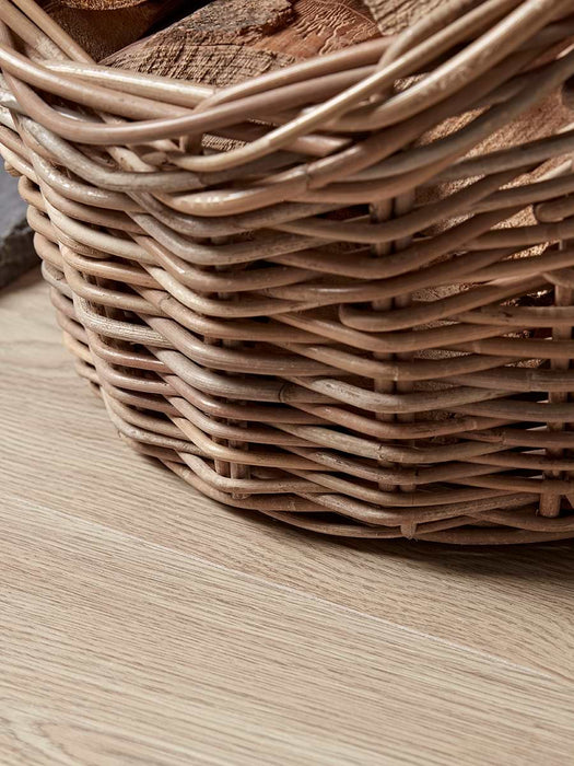 Rattan Log Basket
