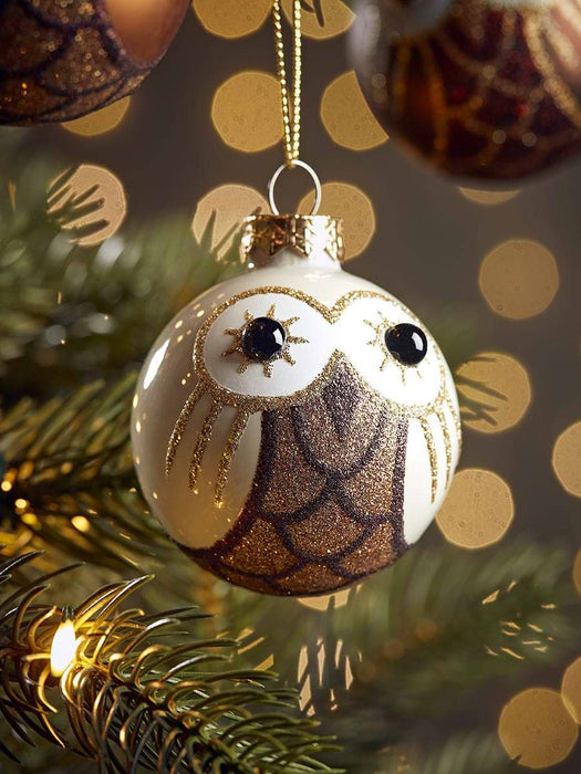 Twenty Five Miniature Owl Baubles