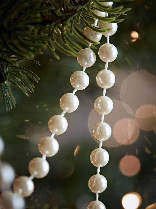 Faux Pearl Beaded Garland - Small