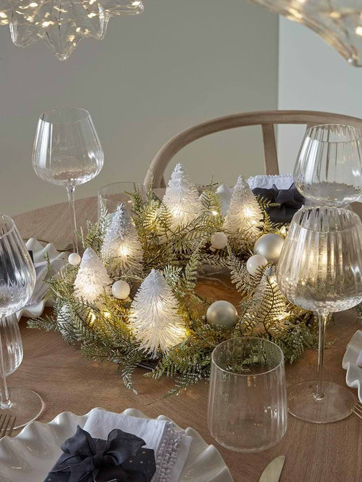 Light Up Brush Trees Centrepiece