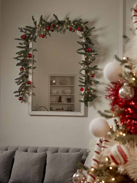 Dusky Pine Pre-Lit Garland