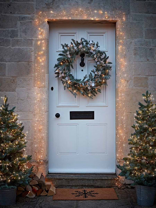 Dusky Pine Pre-Lit Wreath