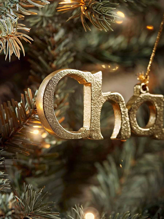 Champagne Metal Hanging Decoration
