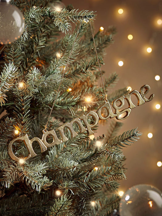Champagne Metal Hanging Decoration