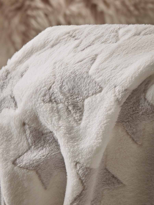 Festive Stars Fleecy Throw