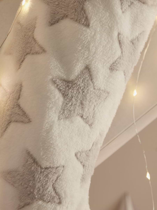 Festive Stars Fleecy Stocking