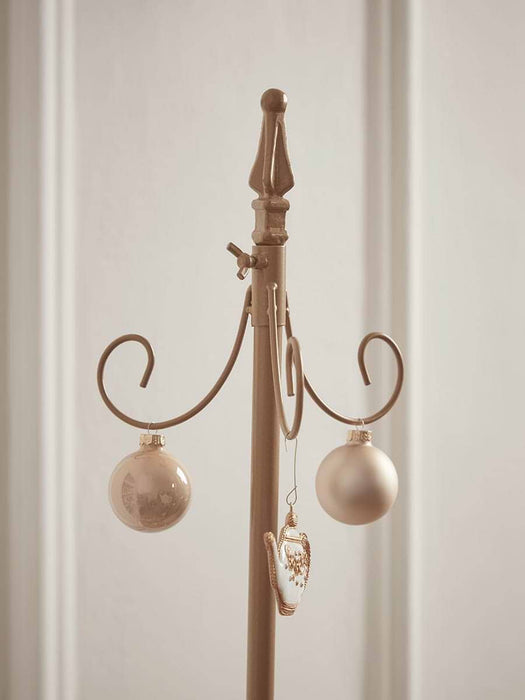 Ornate Golden Metal Christmas Tree
