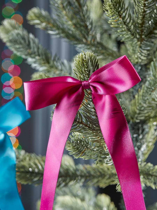 Twelve Satin Tree Bows - Bright Mix