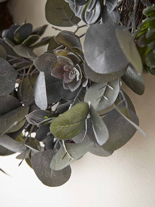 Succulent & Eucalyptus Wreath