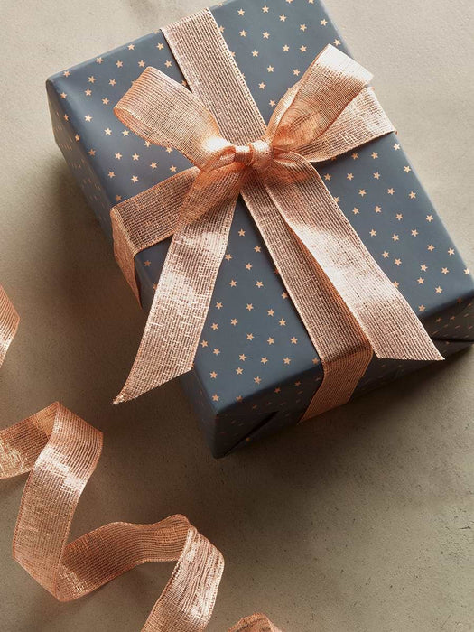Metallic Wired Ribbon - Copper