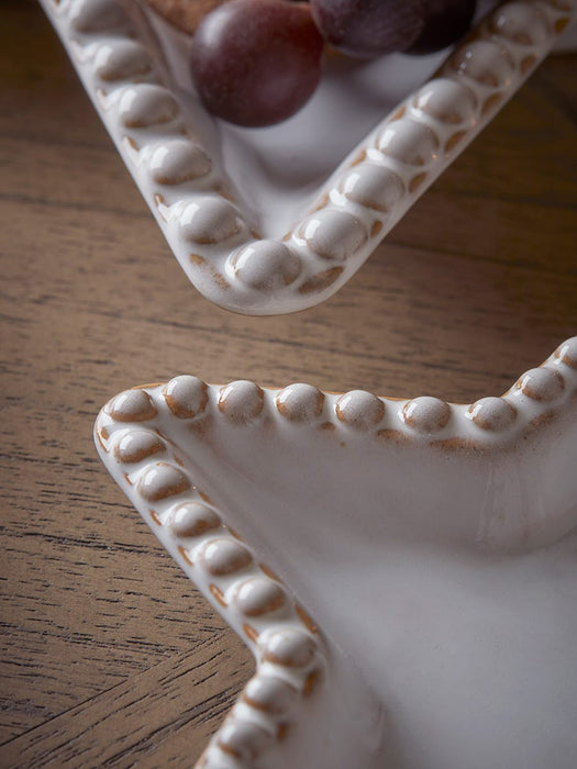 Three Beaded Star Plates
