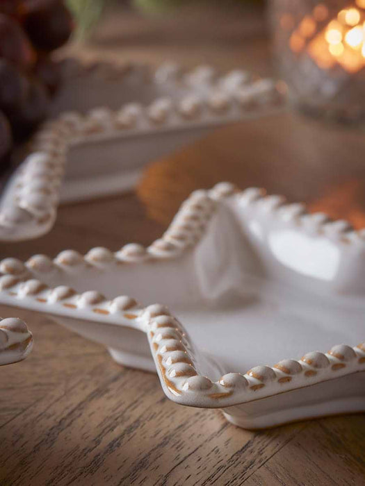 Three Beaded Star Plates