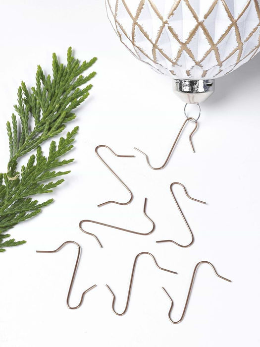 50 Bauble Hooks - Gold
