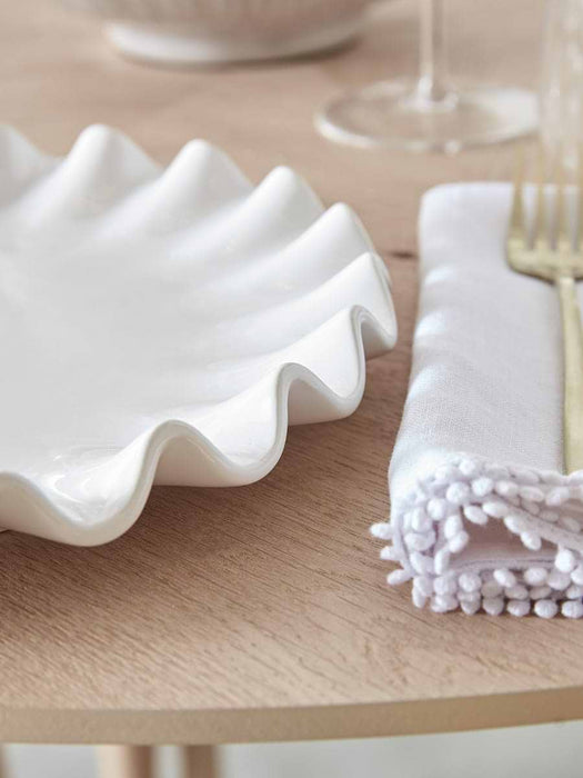 Ruffled Serving Platter