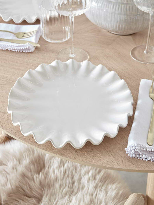 Ruffled Serving Platter
