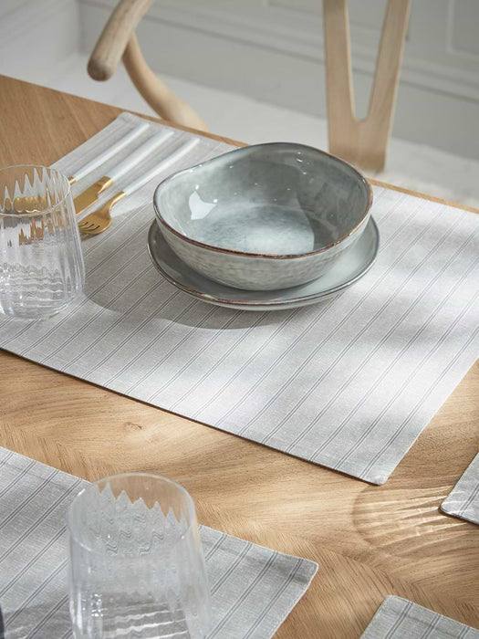 Four Striped Placemats