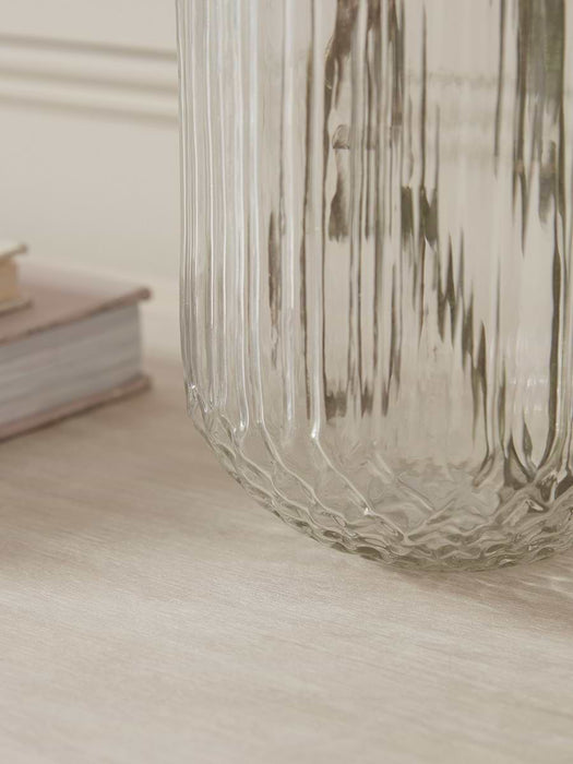 Diamond Glass Vase - Clear