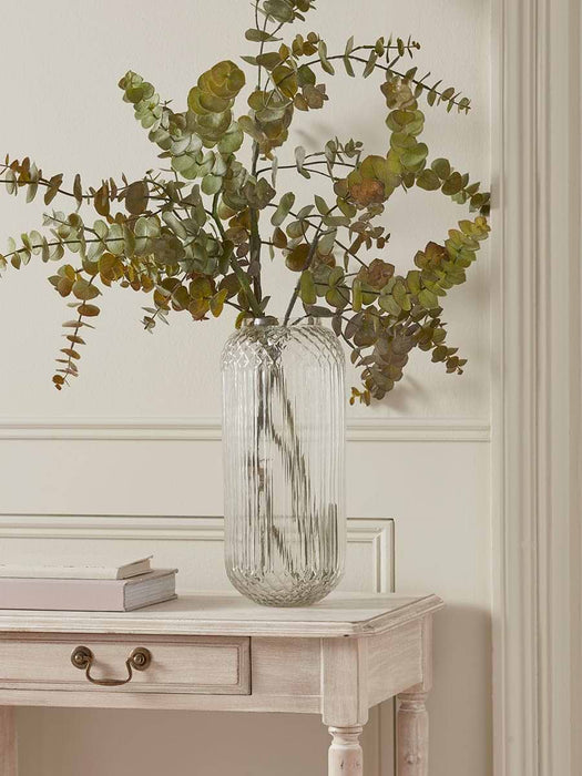 Diamond Glass Vase - Clear