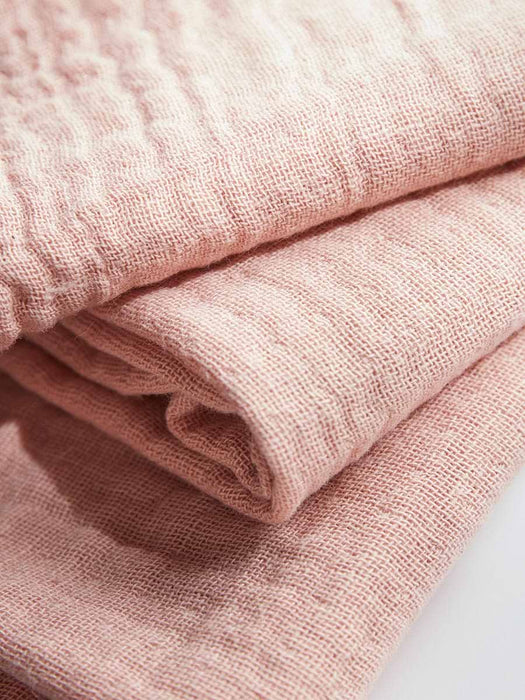 Four Waffle Napkins - Blush