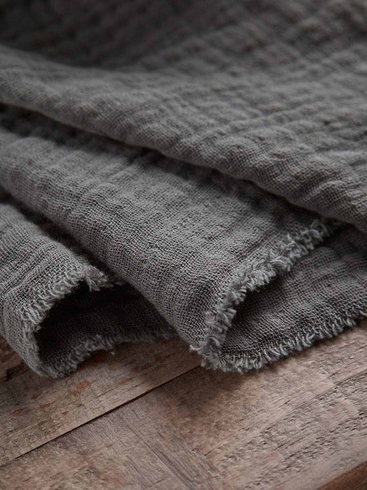 Four Waffle Napkins - Deep Grey