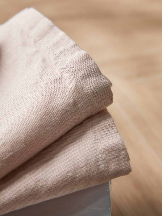 Four Linen & Cotton Napkins - Dusky Rose