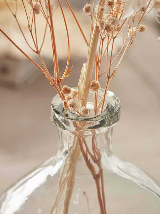 Textured Glass Bud Vase