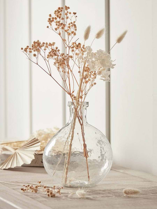 Textured Glass Bud Vase